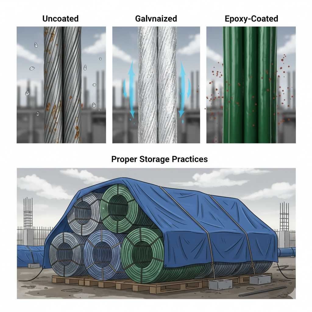 PC Strand Coatings, Corrosion Protection, and Proper Storage