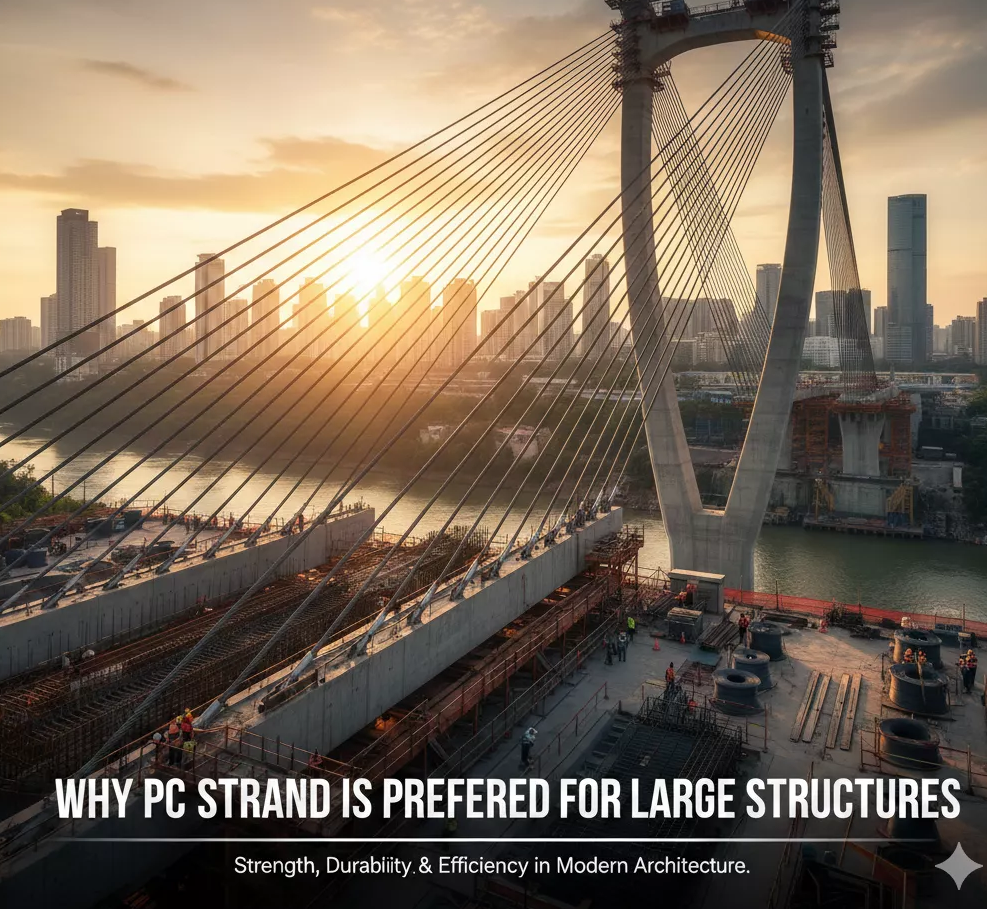 Why PC Strand Is Preferred for Large Structures