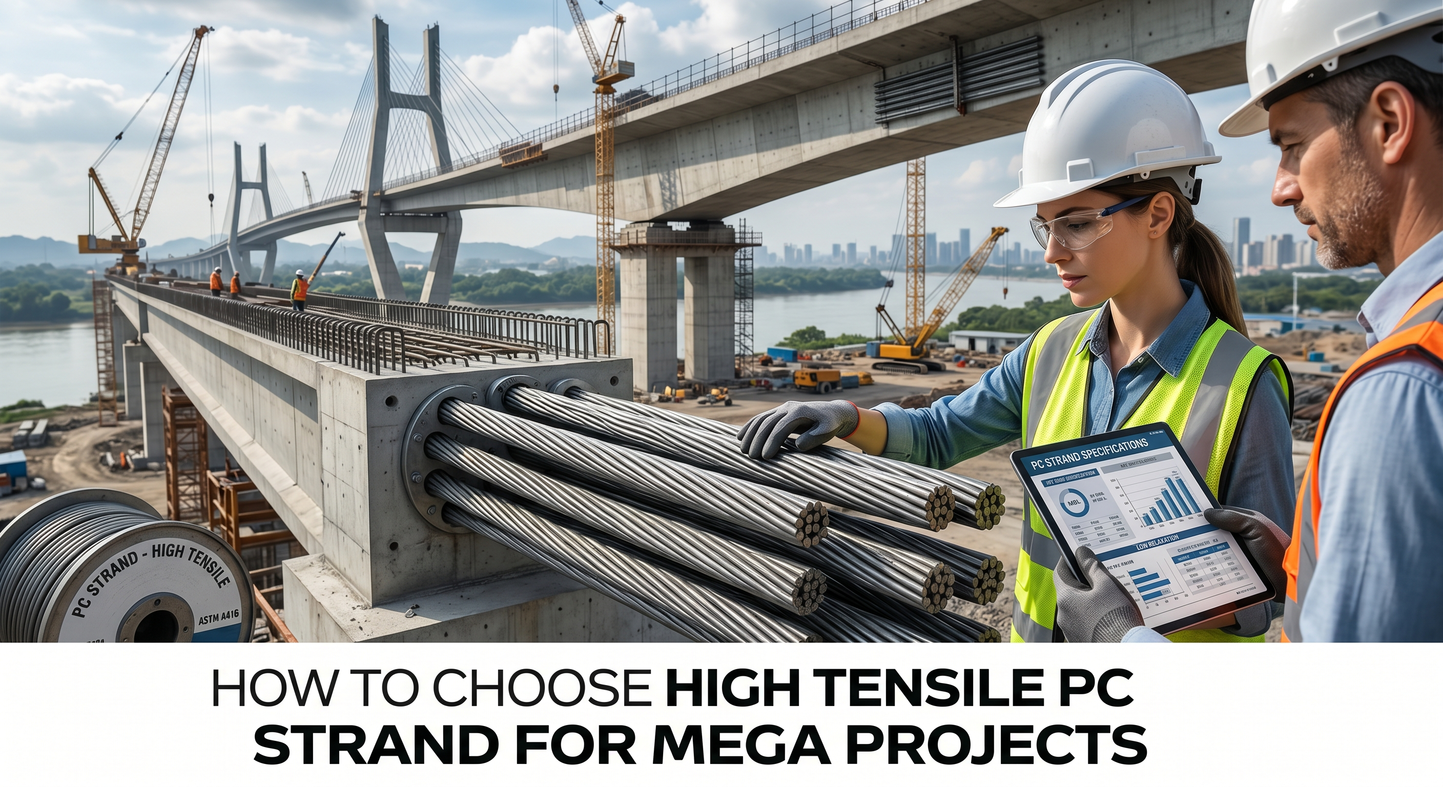 How to Choose High Tensile PC Strand for Mega Projects