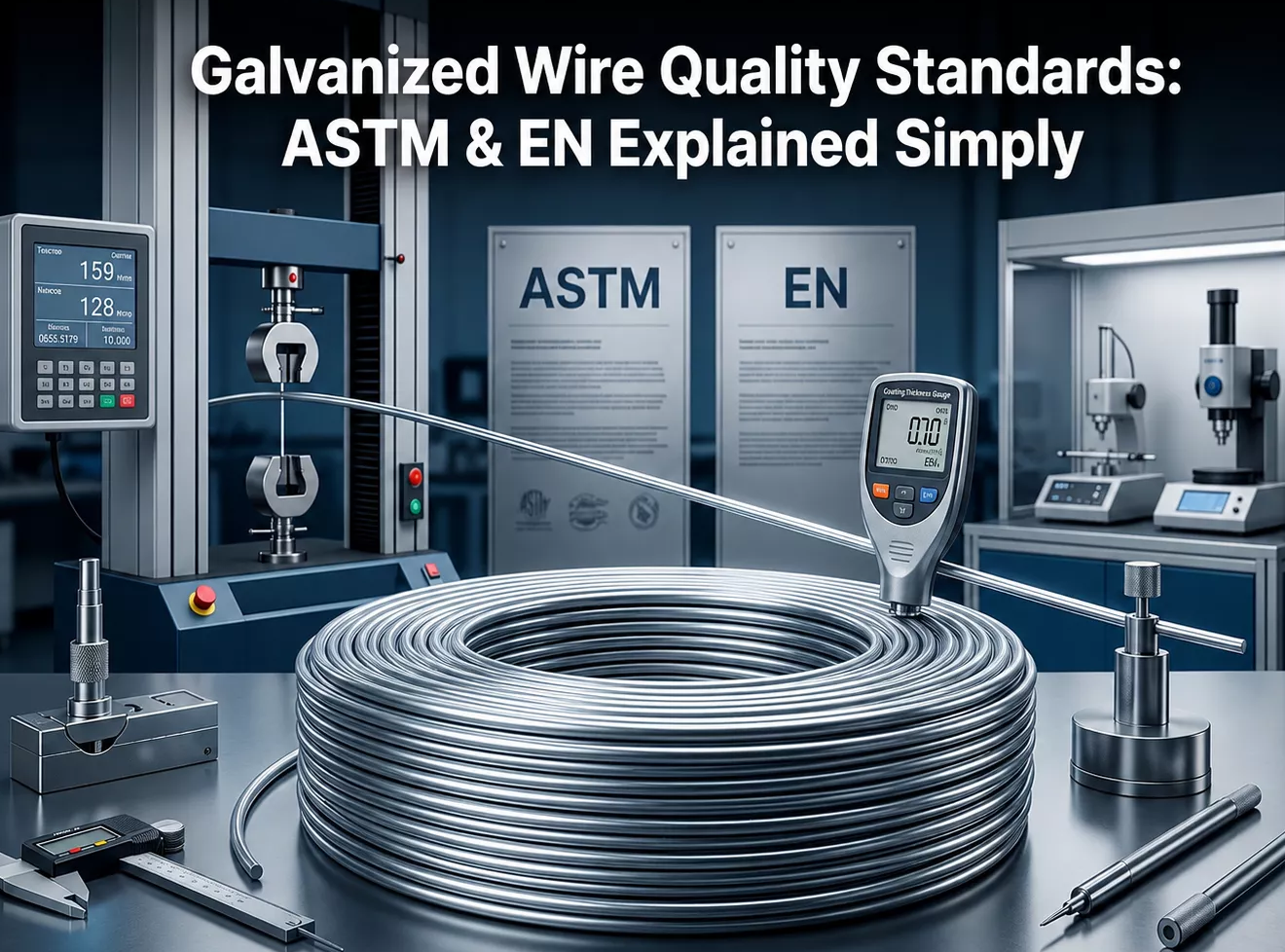 Galvanized Wire Quality Standards: ASTM & EN Explained Simply