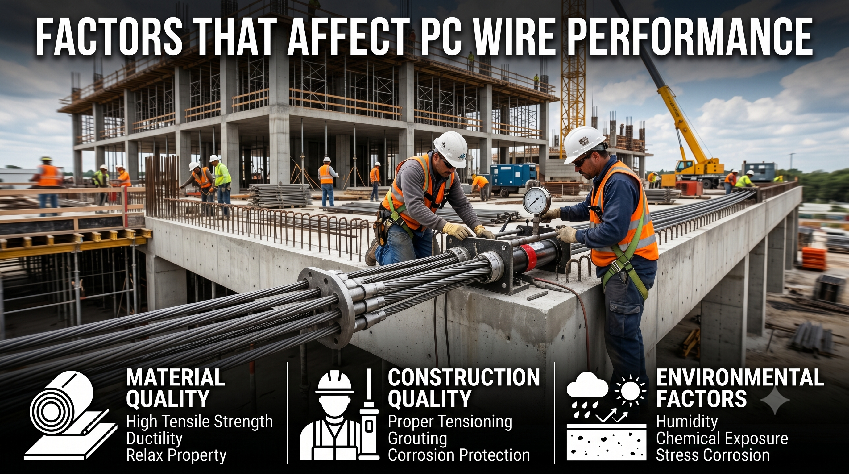 Factors That Affect PC Wire Performance in Construction