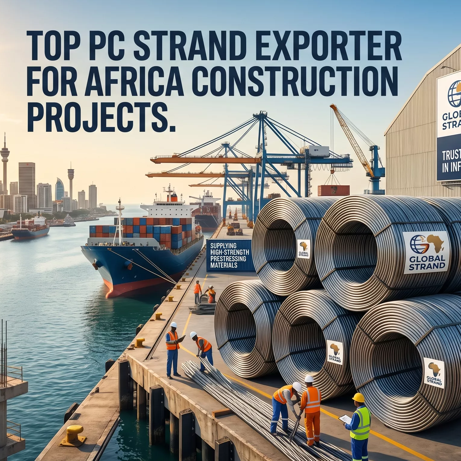 Top PC Strand Exporter for Africa Construction Projects