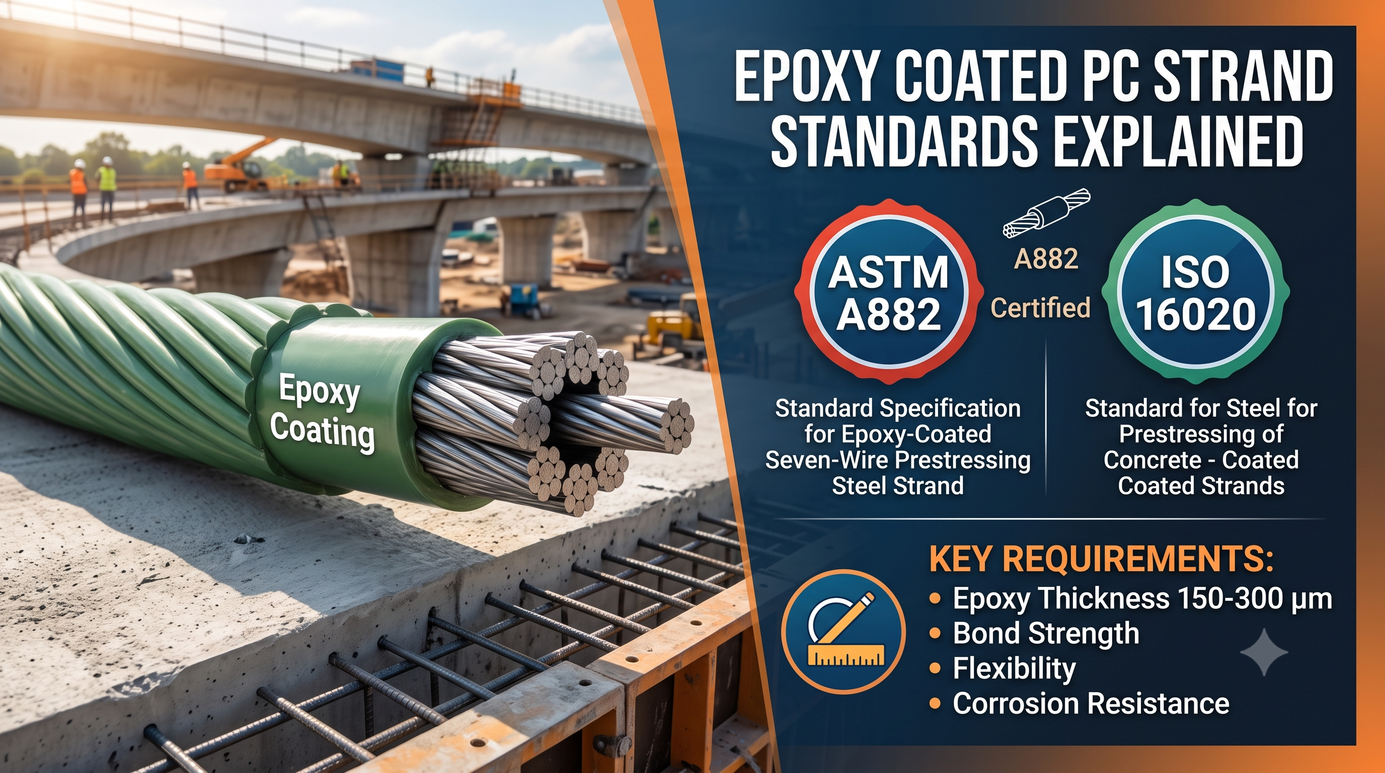 Epoxy Coated PC Strand Standards Explained