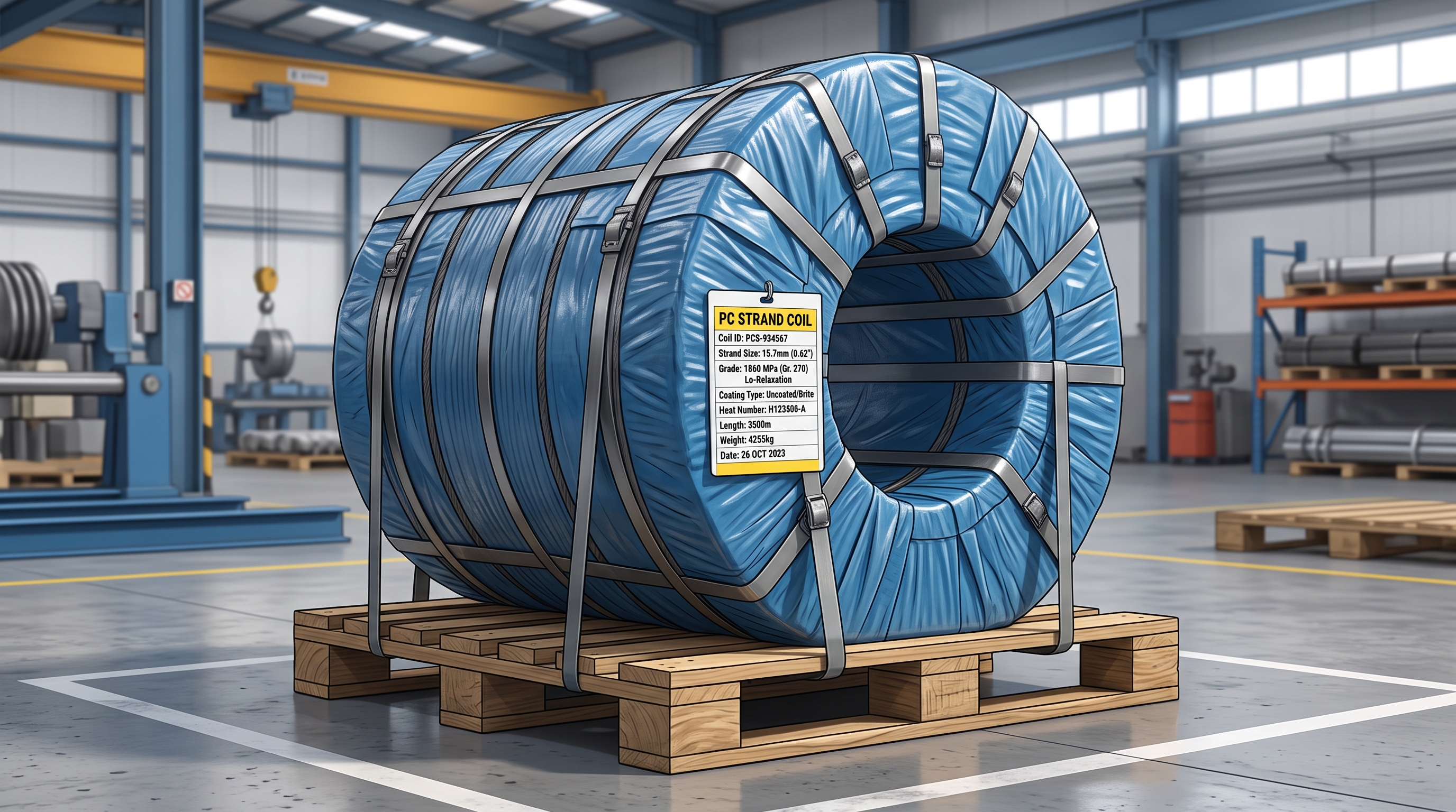 PC Strand Coil Packaging